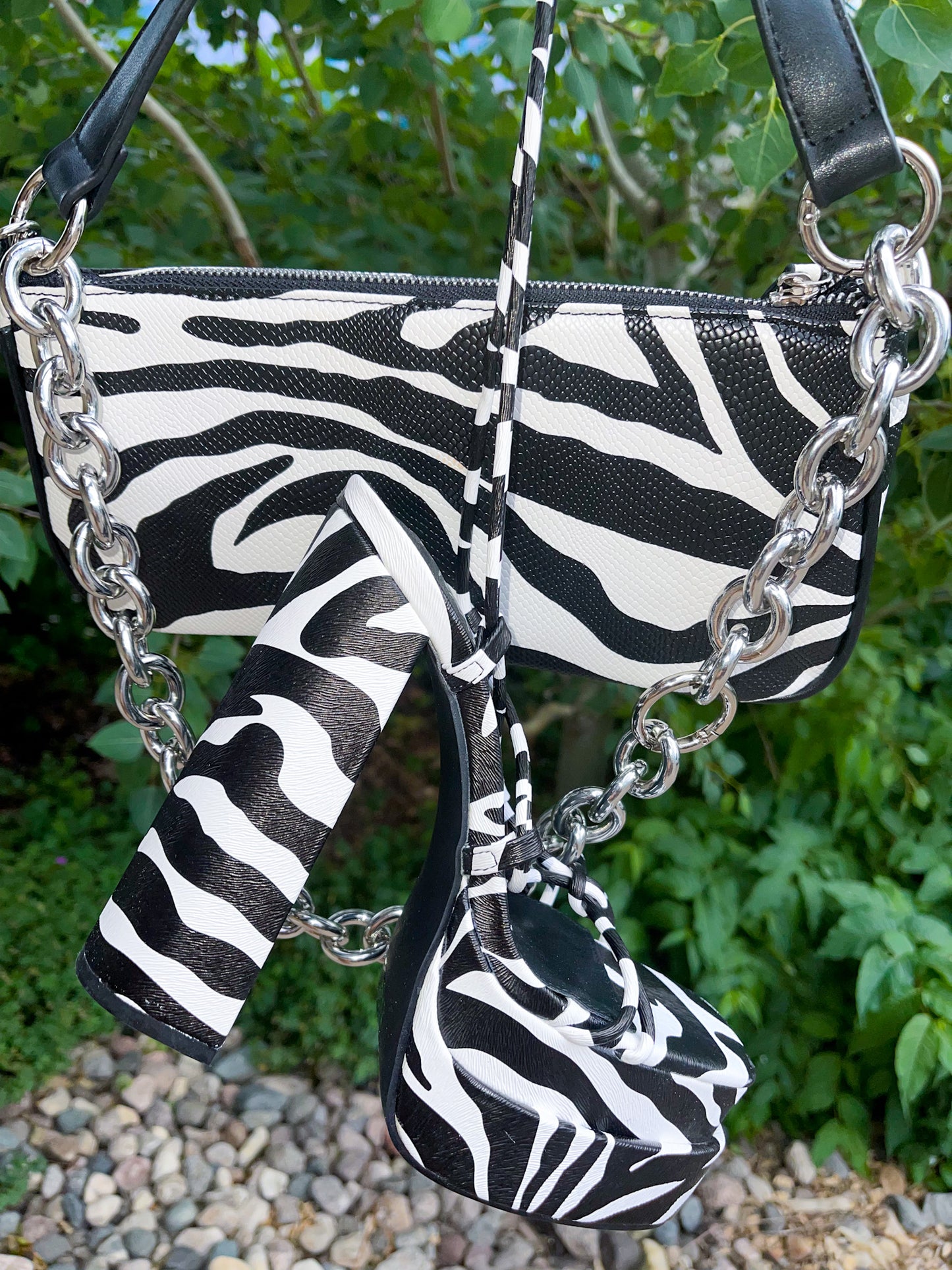 Hailey Zebra Heel